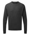 PR692 Premier Cotton Rich Crew Neck Sweater Charcoal colour image